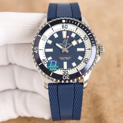 GR Factory Breitling 42MM in Diameter Sapphire Glass Mechanical Movement Blue Watch